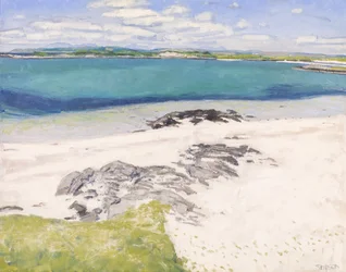 Morgenstrand, 2016 (olje på lerret)