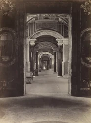 Vatikanets bibliotek, ca. 1860 (albumtrykk fra et kollodiumnegativ)