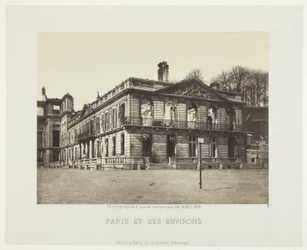 Palais de Saint-Cloud, fra serien «Paris og omegn»