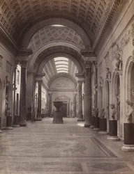 Vatikanet: Galerie Nuovo Braccio, ca. 1860.