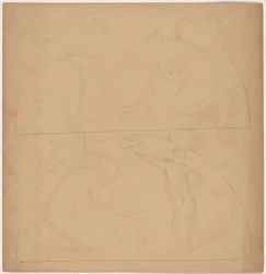 Studie for et grensedesign [verso]