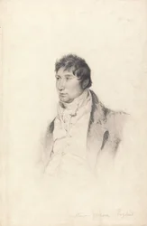 En portrettstudie for gravering av gentleman Jackson