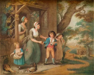 Going To School, c1800-tallet