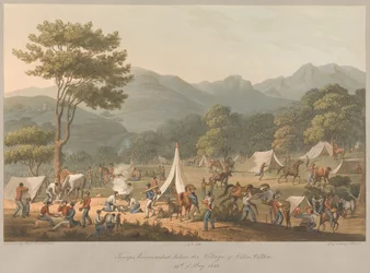10. tropp slo leir nedenfor landsbyen Vila Velha, 19. mai 1811
