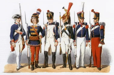 Uniformer i den franske hæren: Militærskoler: 1700- og 1800-tallet