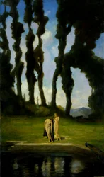 Etter badet, 1910.