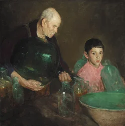 Raffinering av olje, ca. 1910