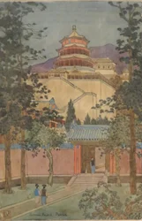 «Sommerpalasset, Peking» av Charles W. Bartlett, HMA 28530