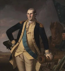 George Washington i slaget ved Princeton, ca. 1779 (olje på lerret)