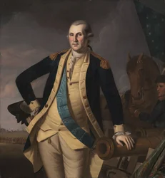 George Washington i slaget ved Princeton, ca. 1779.