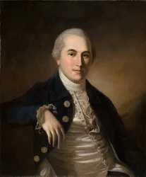 Portrett av Robert Hazlehurst 1782 (olje på lerret)