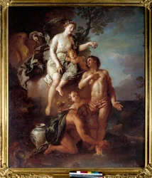 Enees guddommelighet. Maleri av Charles De Lafosse (1636-1716)