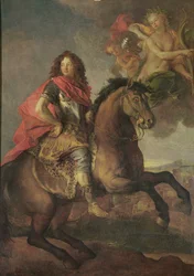 Portrett av Armand Jean Vignerot, Duc de Richelieu ved beleiringen av Castellamare i 1647