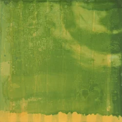 Bluerine Green, 1997 (olje og glasur på gesso-brett)
