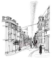 Cornmarket Street, 2019 (penn og blekk)
