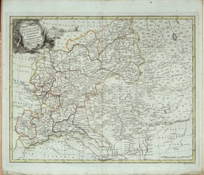 Generelt kart over Kazan Governorate, 1779.