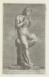 Skulptur av Apollo Statue av Apollo i Cardinal de Medici