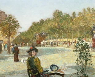 September Sunlight, Paris (olje på lerret)