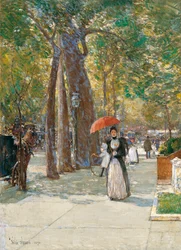Fifth Avenue ved Washington Square, New York, 1891