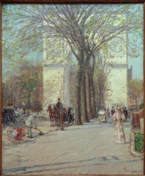 Washington Arch, vår