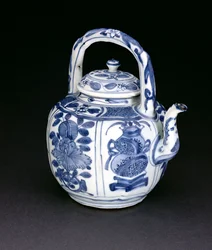 Blå og hvit kraak vingryte, Wanli, 1590-1610 (porselen)