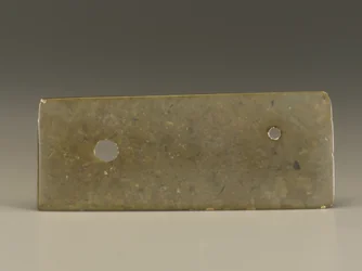 Seremonielt redskap (kuei) Shang eller Western Zhou-dynastiet (jade)