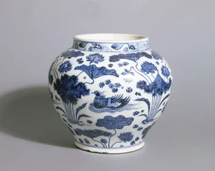 Guan Jar, Yuan-dynastiet, midten av 1300-tallet (porselen)