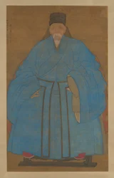 Portrett av kunstnerens oldemor Yizhai i en alder av åttifem