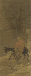 Å ri gjennom snø på jakt etter plommeblomster, Ming- eller Qing-dynastiet, 1400- og 1700-tallet