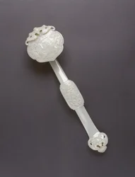 Ruyi septer (celadon stein) (for detaljer se 241131 og 241132)