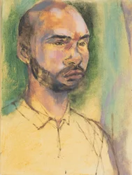 Roy, portrett i olje, 2017