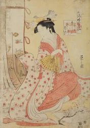 Poeten Ono no Komachi, fra serien: Seks udødelige poeter i elegant stilisering (del 2), Furyu yatsushi Rokkasen, sono ni