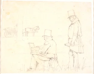 Eckersberg og Marstrand på studietur