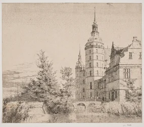 Frederiksborg slott. Fest på Møntbroen