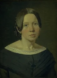 Portrett av Kunstnerens svigerinne Johanne Elisabeth Købke, født Sundbye