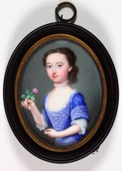 Lady Elizabeth Cavendish Bentinck, senere Marchioness of Bath (emalje)