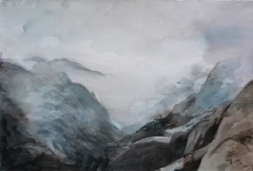 Cloud Pavillion, 2015 (akvarell på papir)