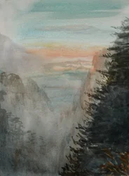 Paiyun Tings drøm, 2015 (akvarell på papir)