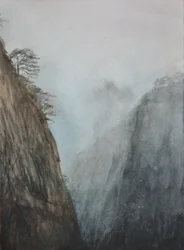 Den gule keiserens dal, 2015 (akvarell på papir)
