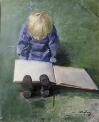 Lille Ebbe leser