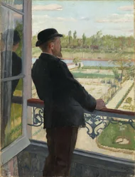 Portrett av den svenske maleren Karl Fredrik Nordström (1855-1923) 1882 (olje på lerret)