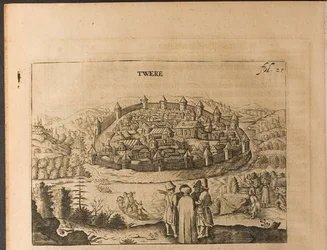 Tver-illustrasjon fra reiser til den store hertugen av Muscovy og kongen av Persia av Adam Oleari