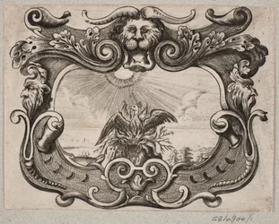 Emblem med Bird Phoenix
