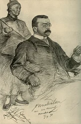 Europeisk mann, Hankow, Kina, 1898.