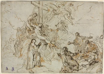 Deponeringen verso, andre halvdel av 1700-tallet.