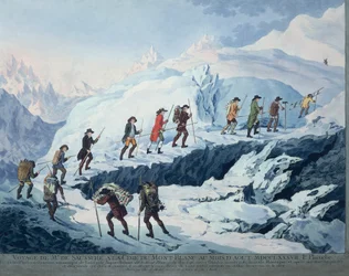 Horace-Benedict de Saussure klatret toppen av Mont Blanc i august 1787
