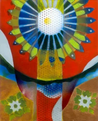 Frelser, ca. 2009 (akryl på panel)