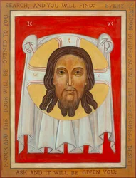 Ikonet for det hellige ansikt, 2003 (eggetempera, bladgull, tre)