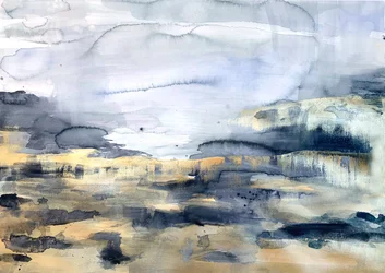 Abstrakt: «Golden Horizon»