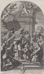 Presentasjonen av jomfruen i tempelet, 1670-80.